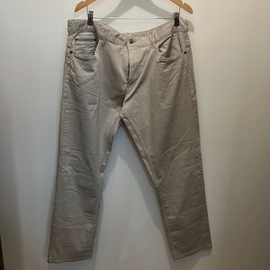 *Never Worn* Men’s Tan Colored Jeans by Calvin Klein. Fit: Slim. Size: 40Wx32L